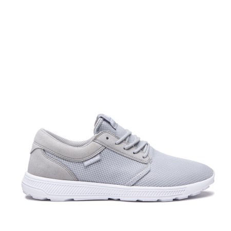 Supra Hammer Run Mens Low Tops Shoes Grey UK 06STV